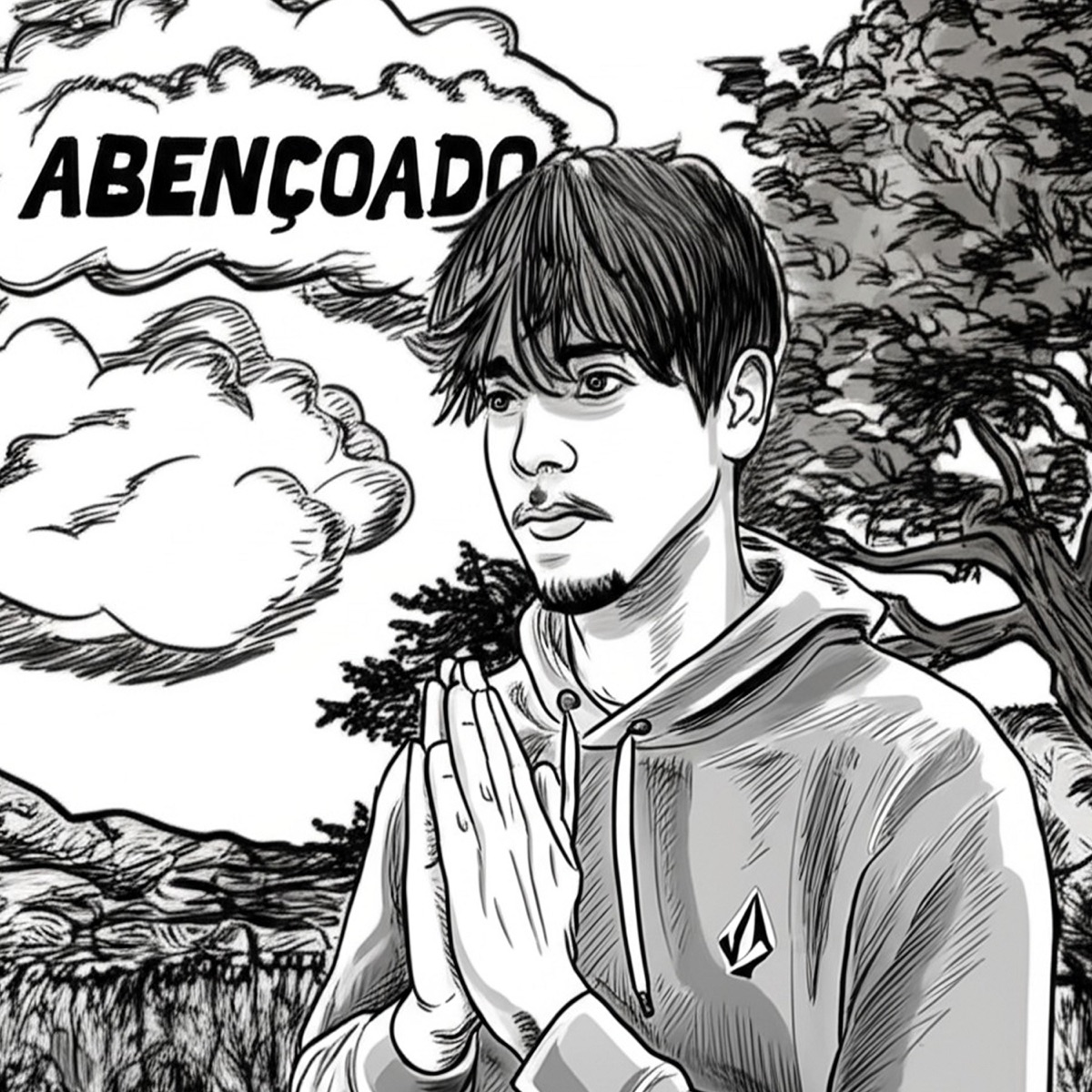 Abençoado - Single by tiltthx & Mr.Leozin album cover