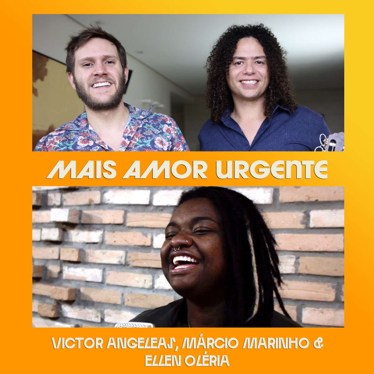 Mais Amor Urgente (feat. Face Musical) - Single by Victor Angeleas, Márcio Marinho & Ellen Oléria album cover