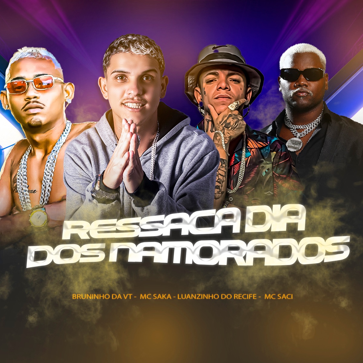 Ressaca Dia dos Namorados (feat. MC Saci) - Single by Mc Saka, Luanzinho do Recife & JOÃOZINHO DO RECIFE album cover