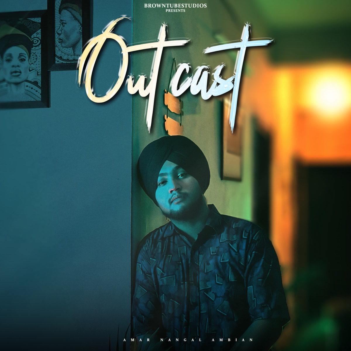 Outcast - Single by Amar Nangal Ambian album cover