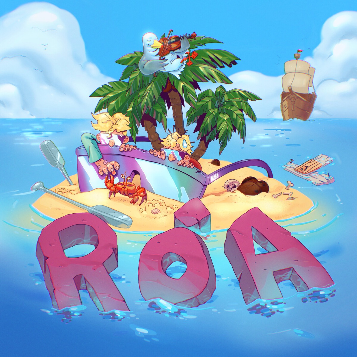 RÓA - Single by VÆB album cover