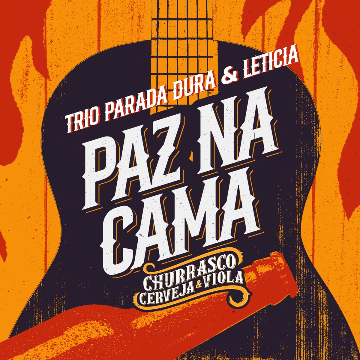 Paz Na Cama (Ao Vivo) - Single by Trio Parada Dura & Letícia Santos album cover