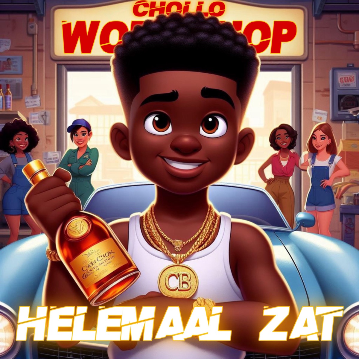 Helemaal Zat - Single by Chollo album cover