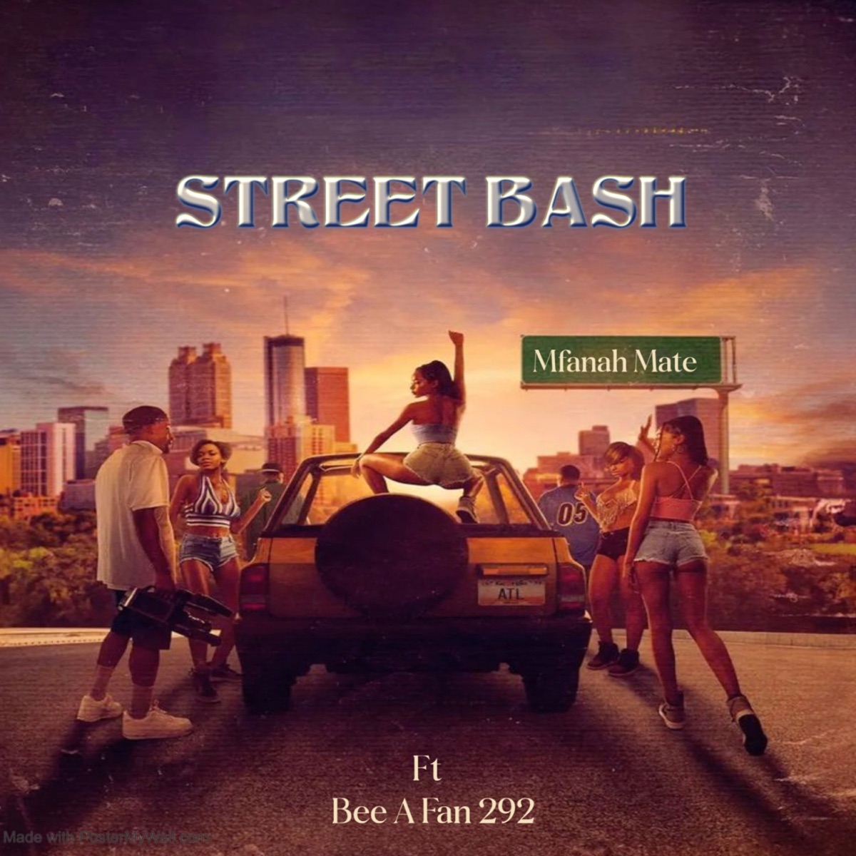 Street Bash (feat. Bee A Fan 292) - Single by Mfanah Mate album cover