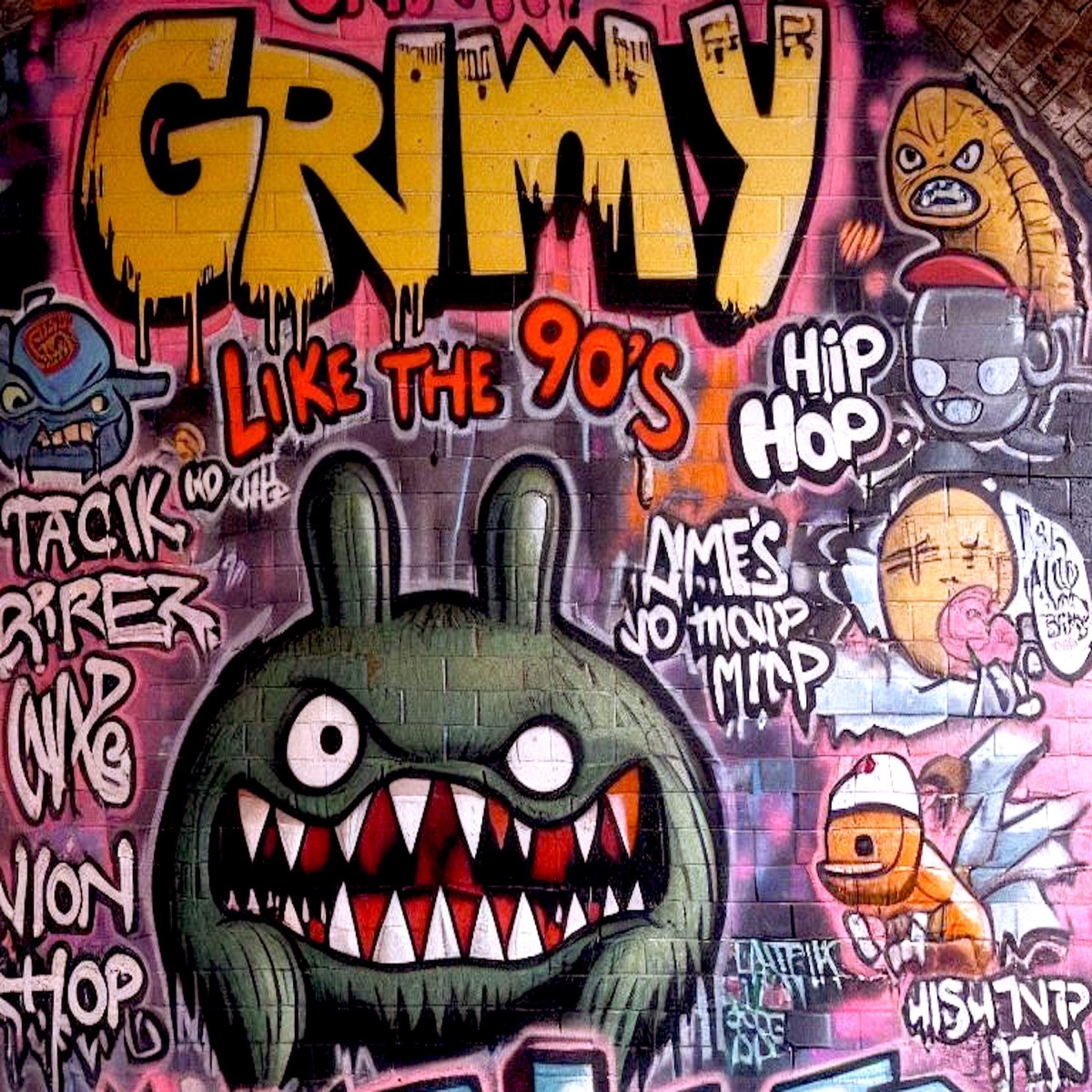 Grimy Just like the 90s (feat. ILL KID) - Single by Antagonist Dragonspit album cover