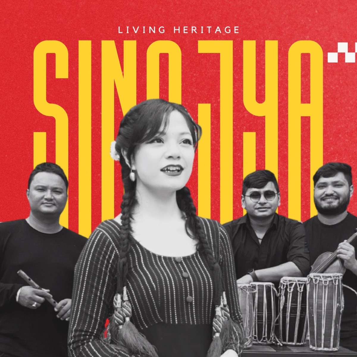 Sina Jya-Asare Song Living Heritage (feat. Niva Dangol, Deepson Putuwar, Jagannath Dhaugoda, Rabindra Maharjan, Kobid Bazra, Nimesh Tamang & Sun Mi Paik) - Single by Roshan Putwar album cover