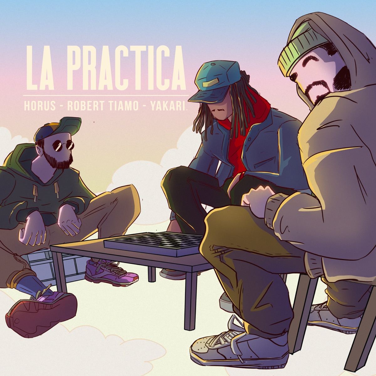 La práctica - Single by Horus, Yaraki & Robert Tiamo album cover