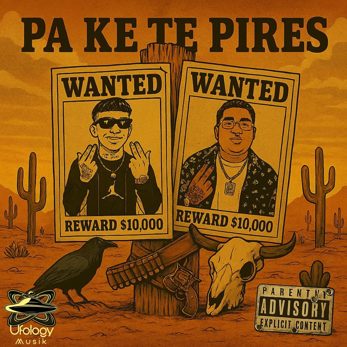 PA KE TE PIRES (feat. Eseyeiker) - Single by Richard MTZ & Ufology musik album cover