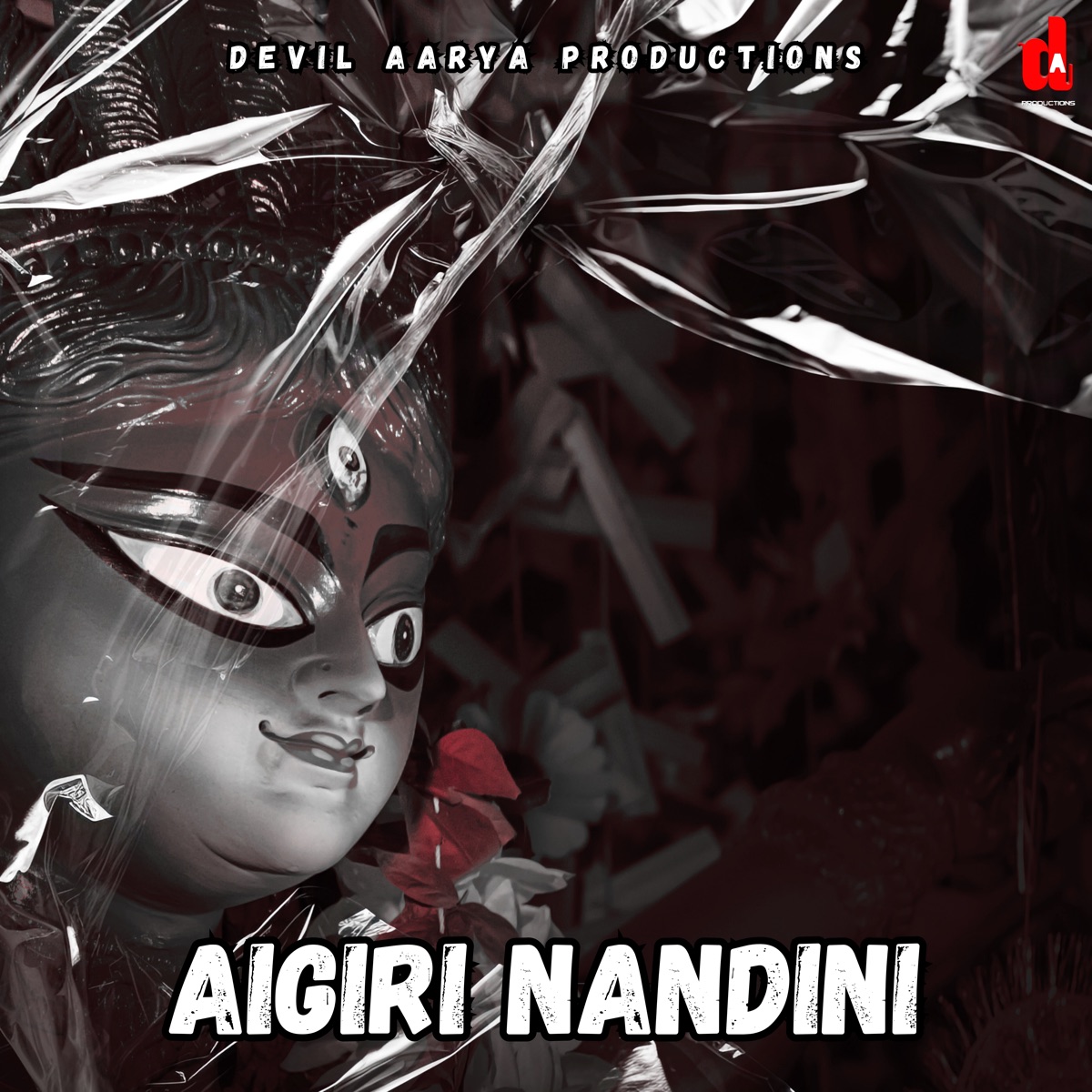 Aigiri Nandini (feat. RajKVish & Mukund Jain) [Hard Edm Remix] - Single by DEVIL AARYA, DEVIL AARYA Productions & Phoenix album cover