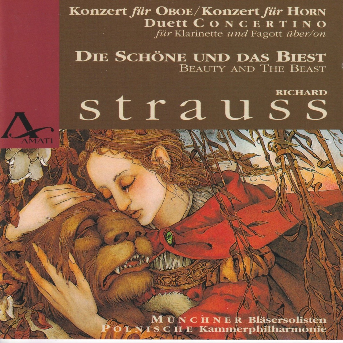 Beauty & the Beast by Simon Dent, Eric Terwilliger, Martin Spangenberg, Karsten Nagel, Wojciech Rajski & Polnische Kammerphilharmonie album cover