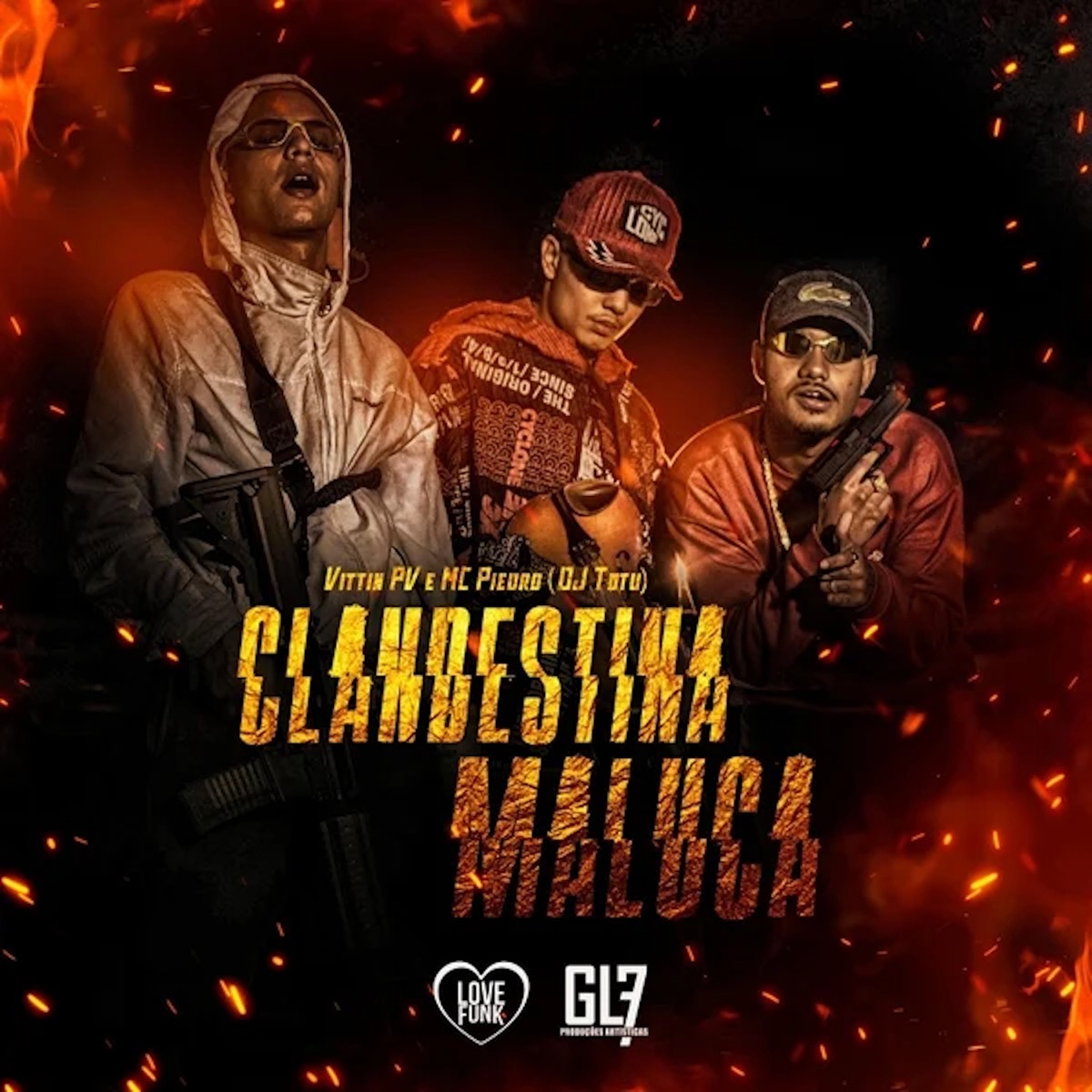 Clandestina Maluca - Single by MC Vittin Pv, DJ Totu & Mc Piedro album cover