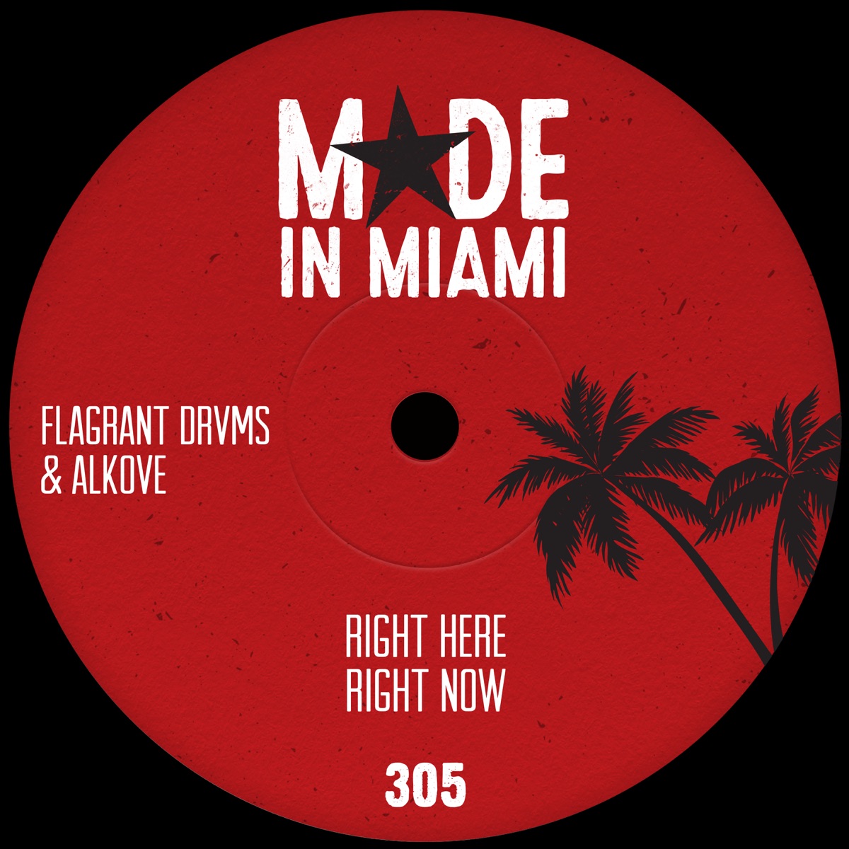 Right Here Right Now - Single by Flagrant Drvms & Alkove album cover