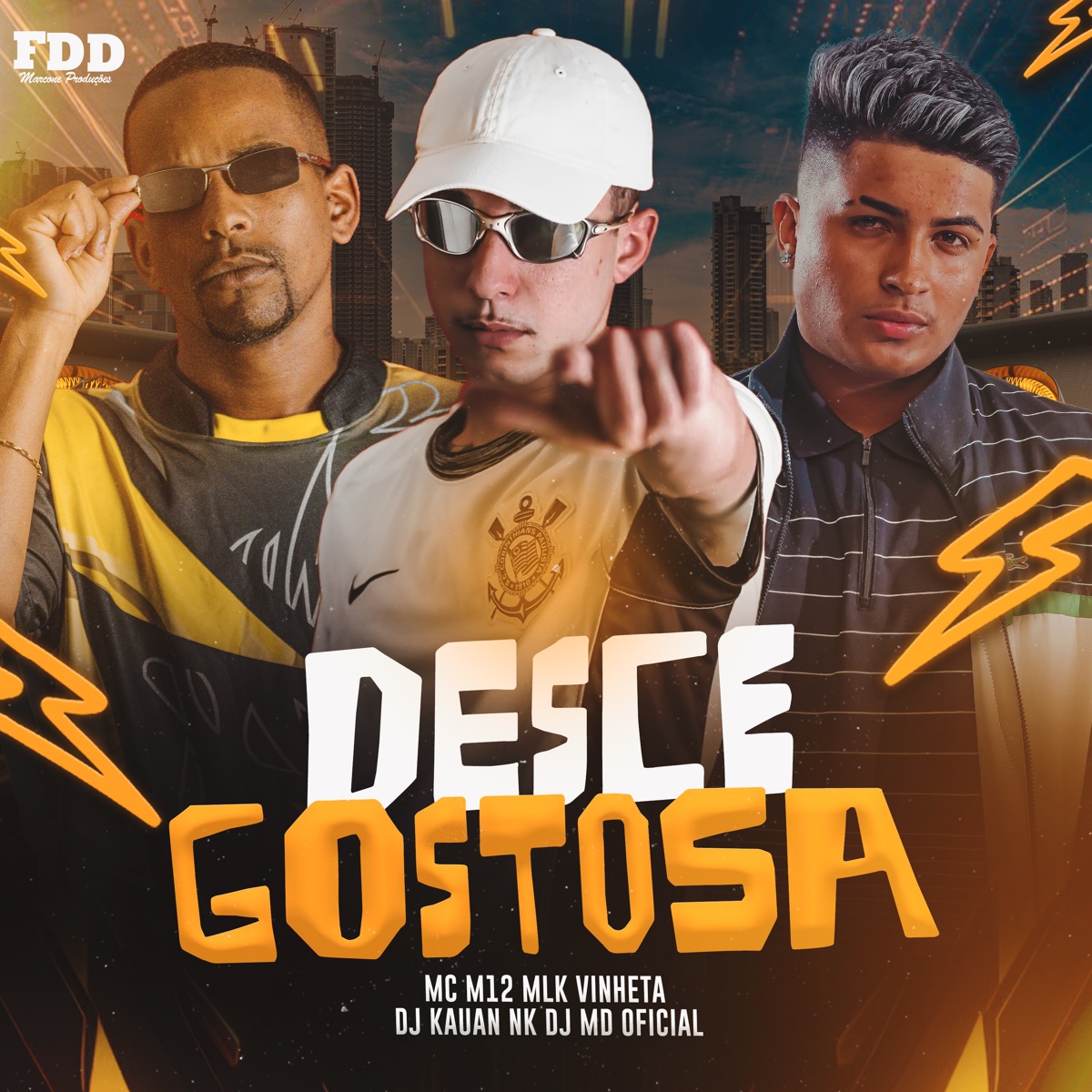 Desce Gostosa (feat. DJ MD OFICIAL) - Single by Mc m12, DJ Kauan NK & mlk vinheta album cover