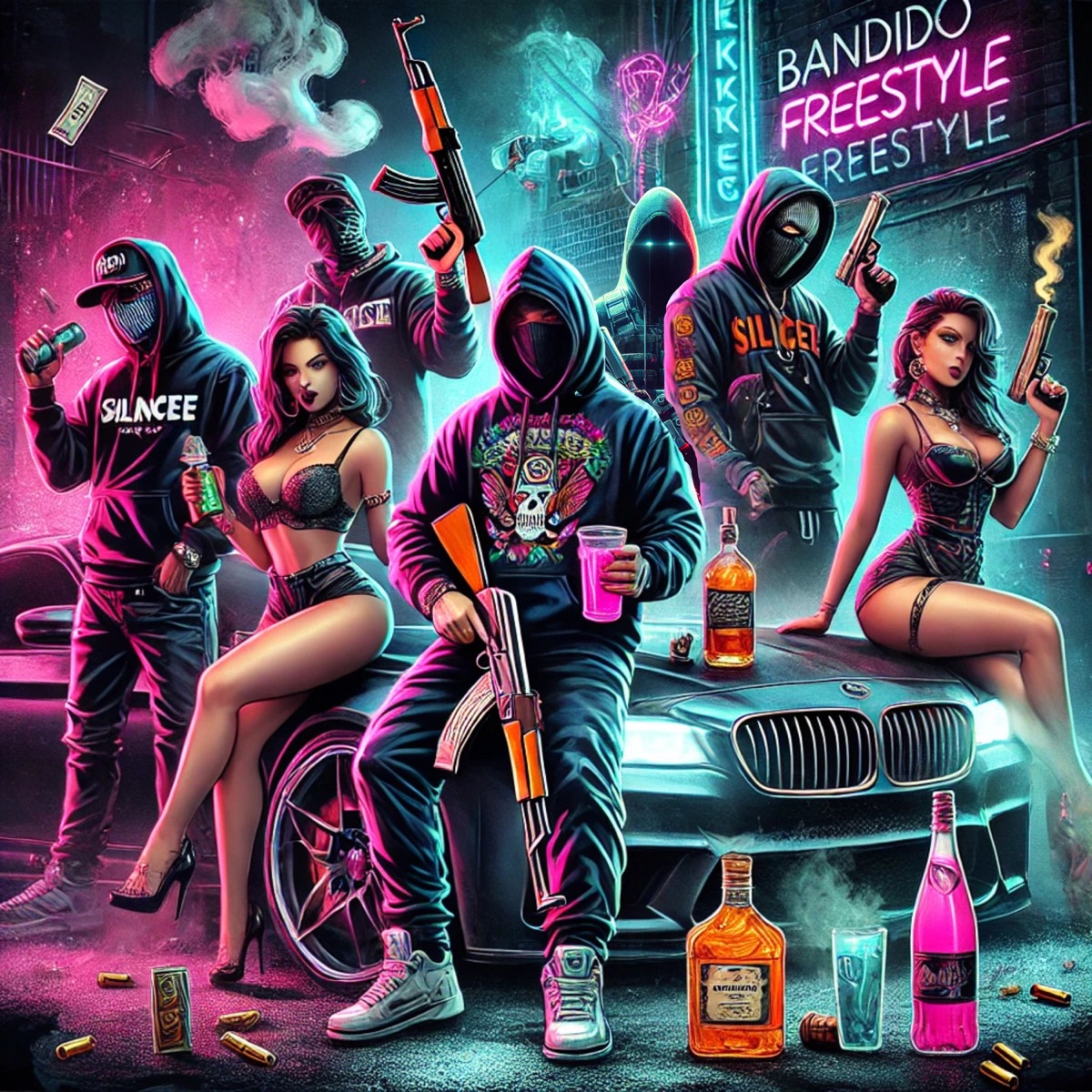 BANDIDO FREESTYLE (feat. Lil⁷ Holmes & Crisex) - Single by Jayme, Young Nyh & Gustta.wav album cover