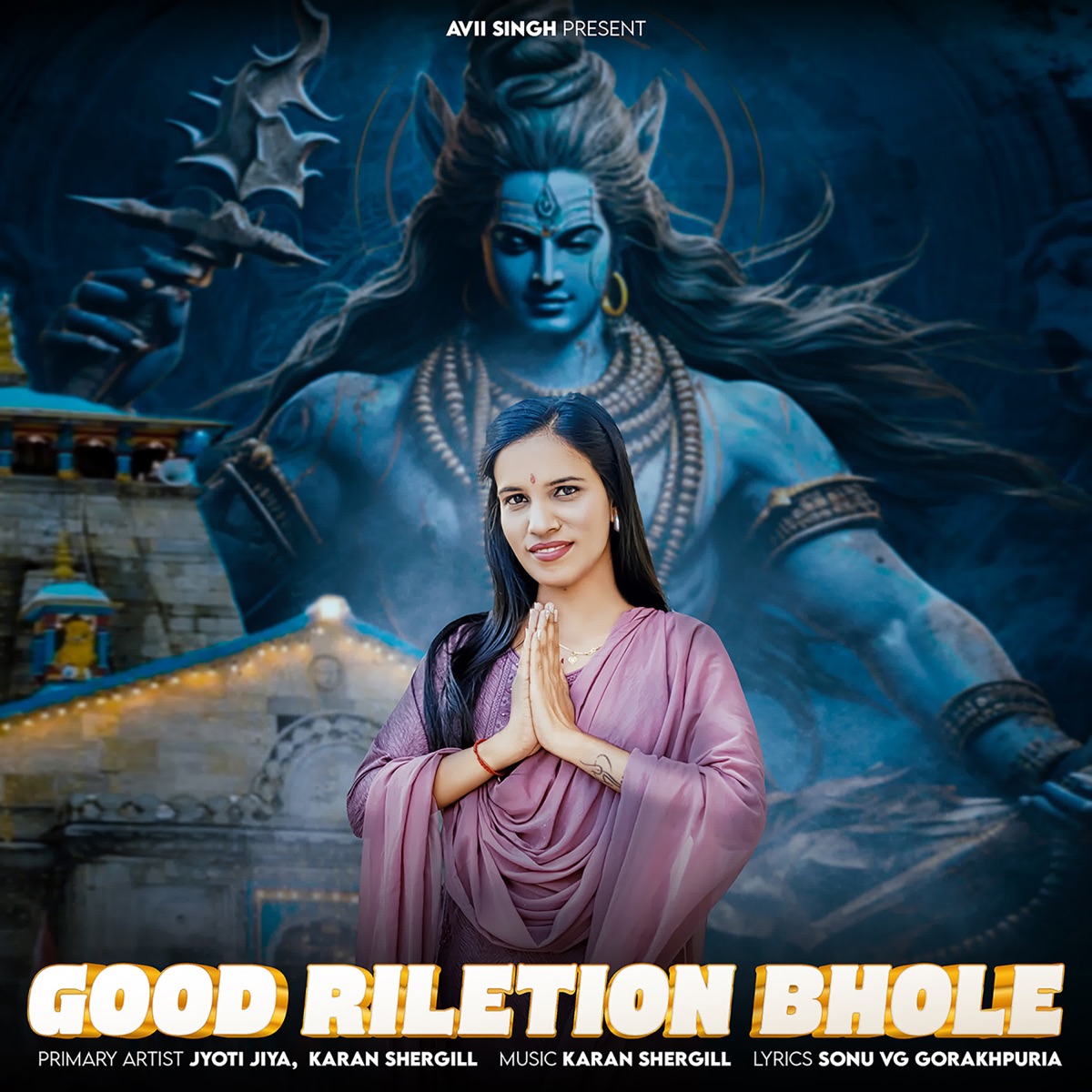 Good Riletion Bhole - Single by Jyoti Jiya & Karan SherGill album cover