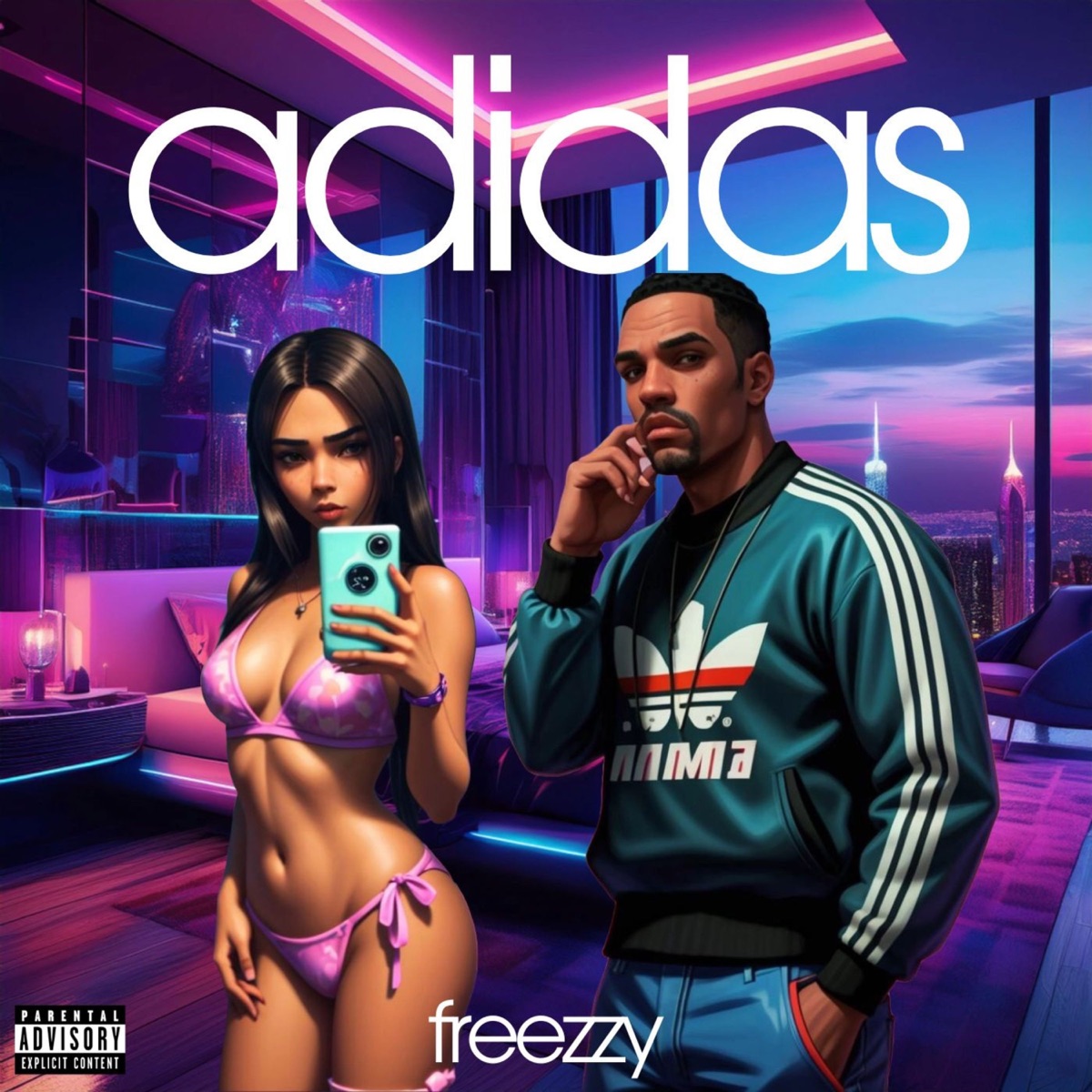 adidas - Single by Freezzy album cover
