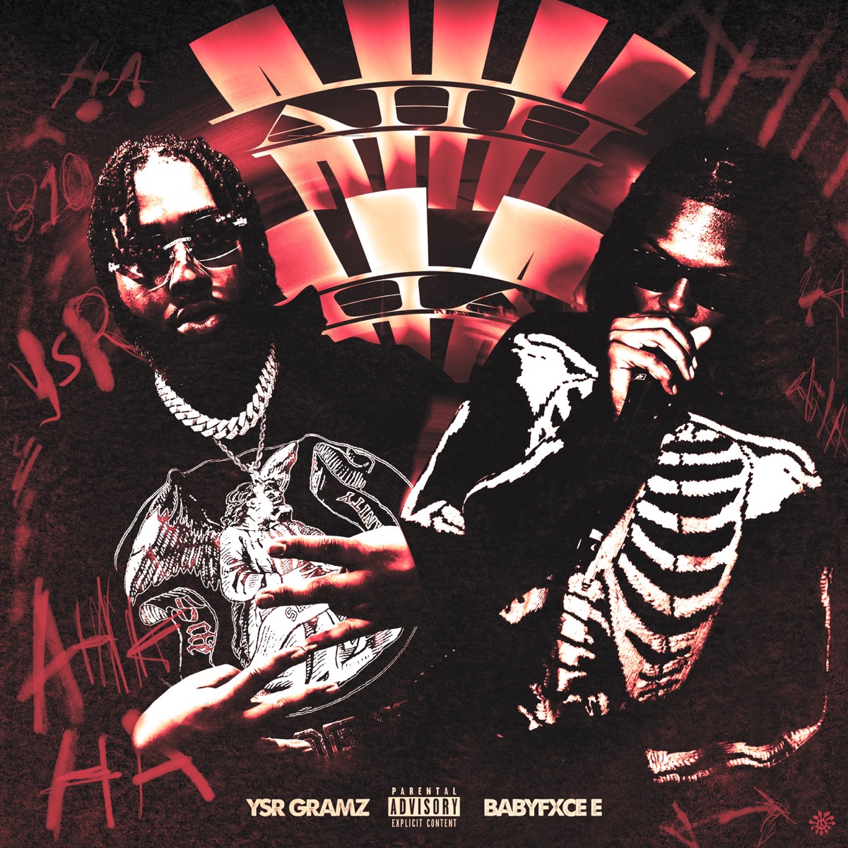 Ahh Ha (feat. Babyfxce E) - Single by Ysr Gramz & enrgy beats album cover artwork