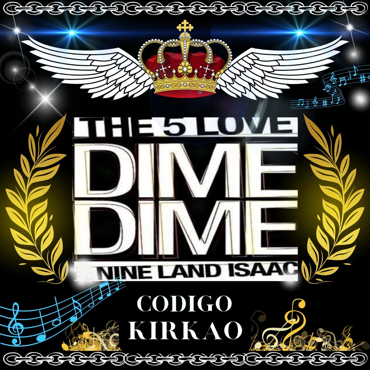 Dime Dime (feat. Tobe Love & Dillinger & The 5) - Single by Nineland Isaac album cover