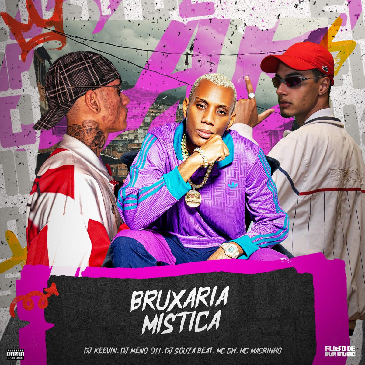 Bruxaria Mística - Single by Dj Keevin, DJ MENO 011, DJ Souza Beat, MC GW & Mc Magrinho album cover