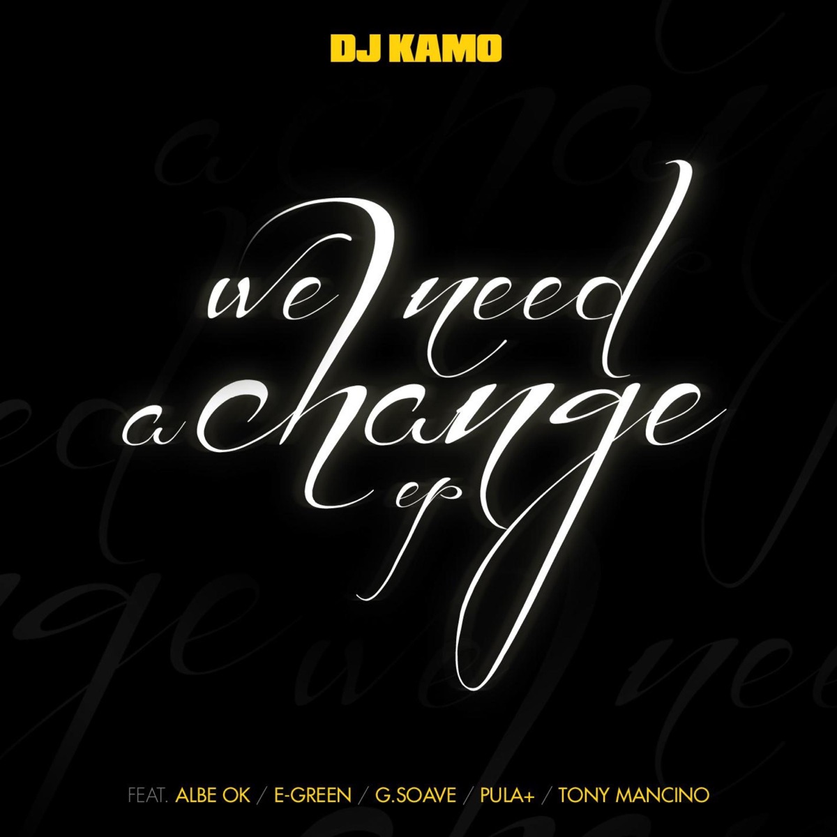 We Need a Change - EP by DJ Kamo album cover