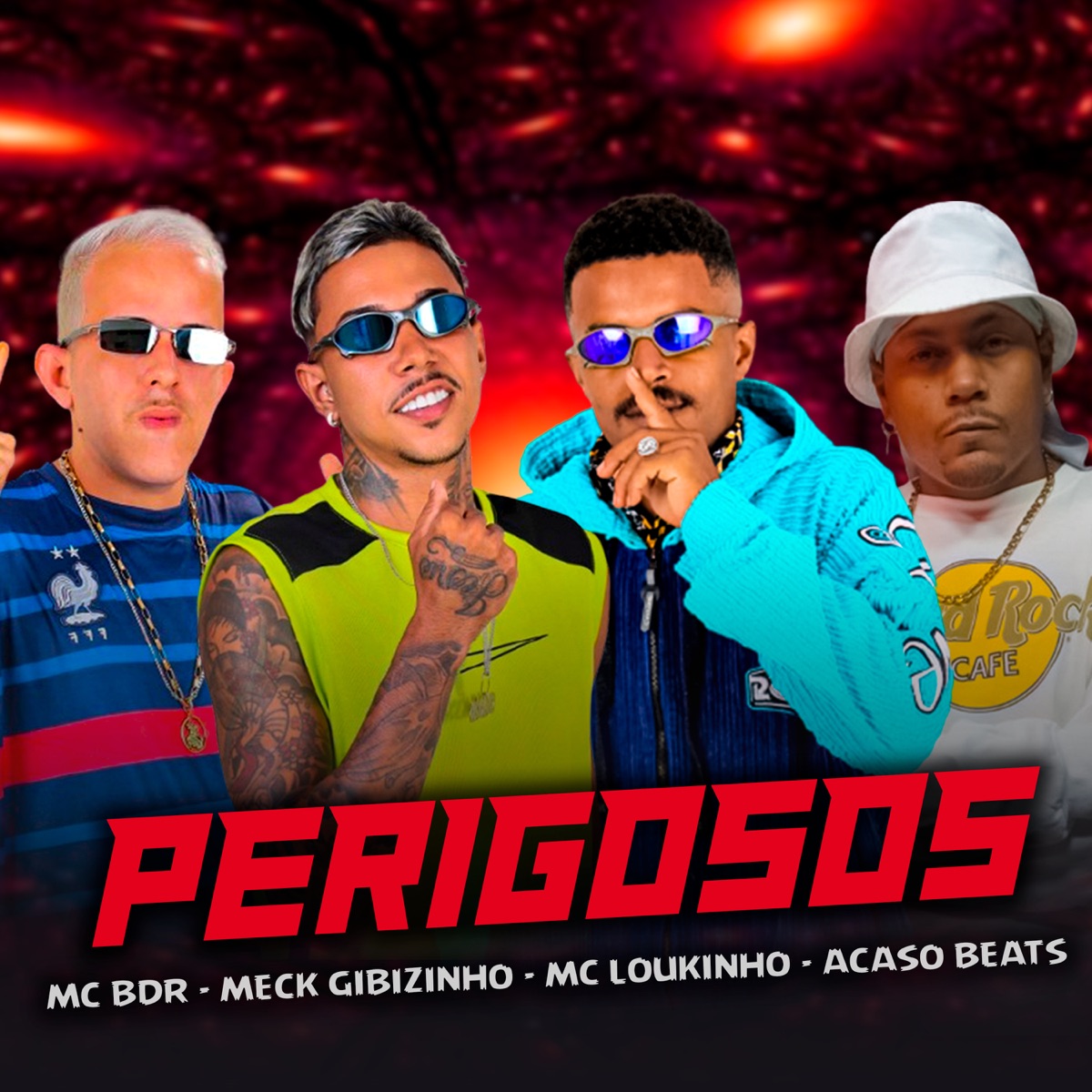 Perigosos - Single by MC BDR, Meck Gibizinho, Acaso Beats & Mc loukinho album cover