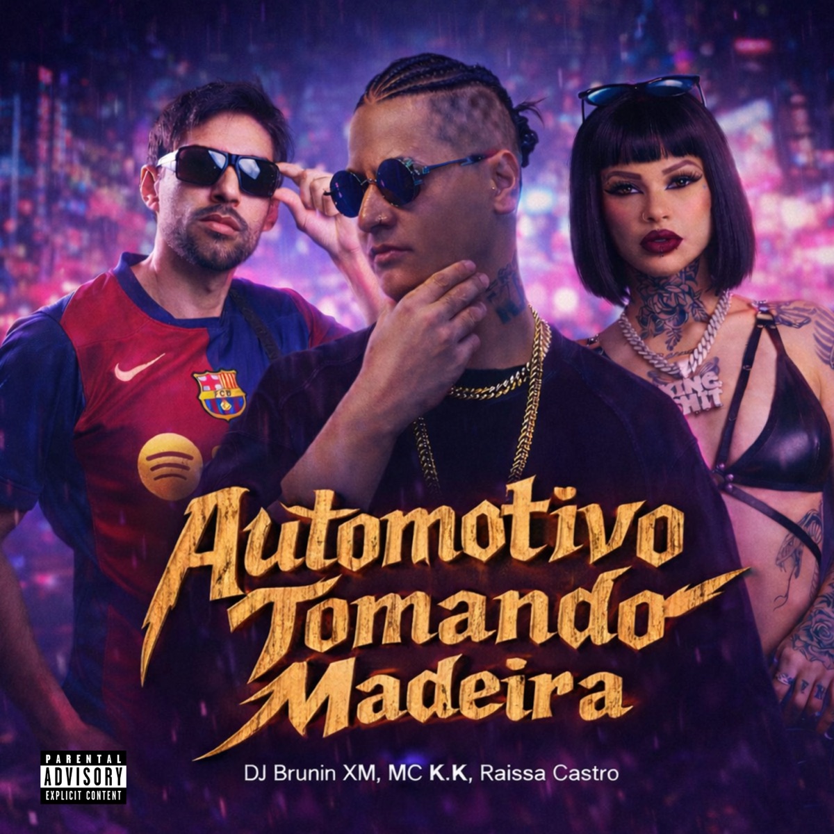 Automotivo Tomando Madeira - Single by MC K.K & Raissa Castro album cover