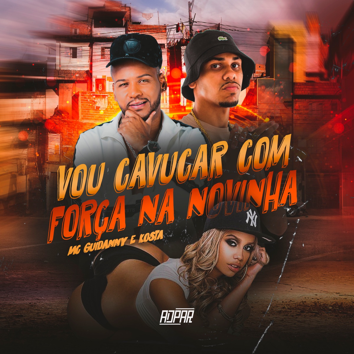 Vou Cavucar Com Força na Novinha - Single by Mc Guidanny, Kosta & ADpar Records album cover