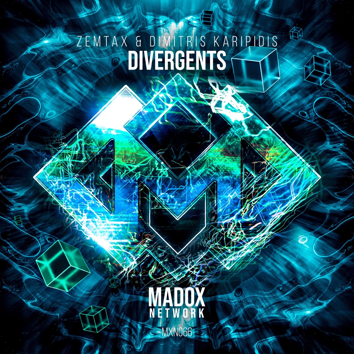 Divergents - Single by Zemtax & Dimitris Karipidis album cover