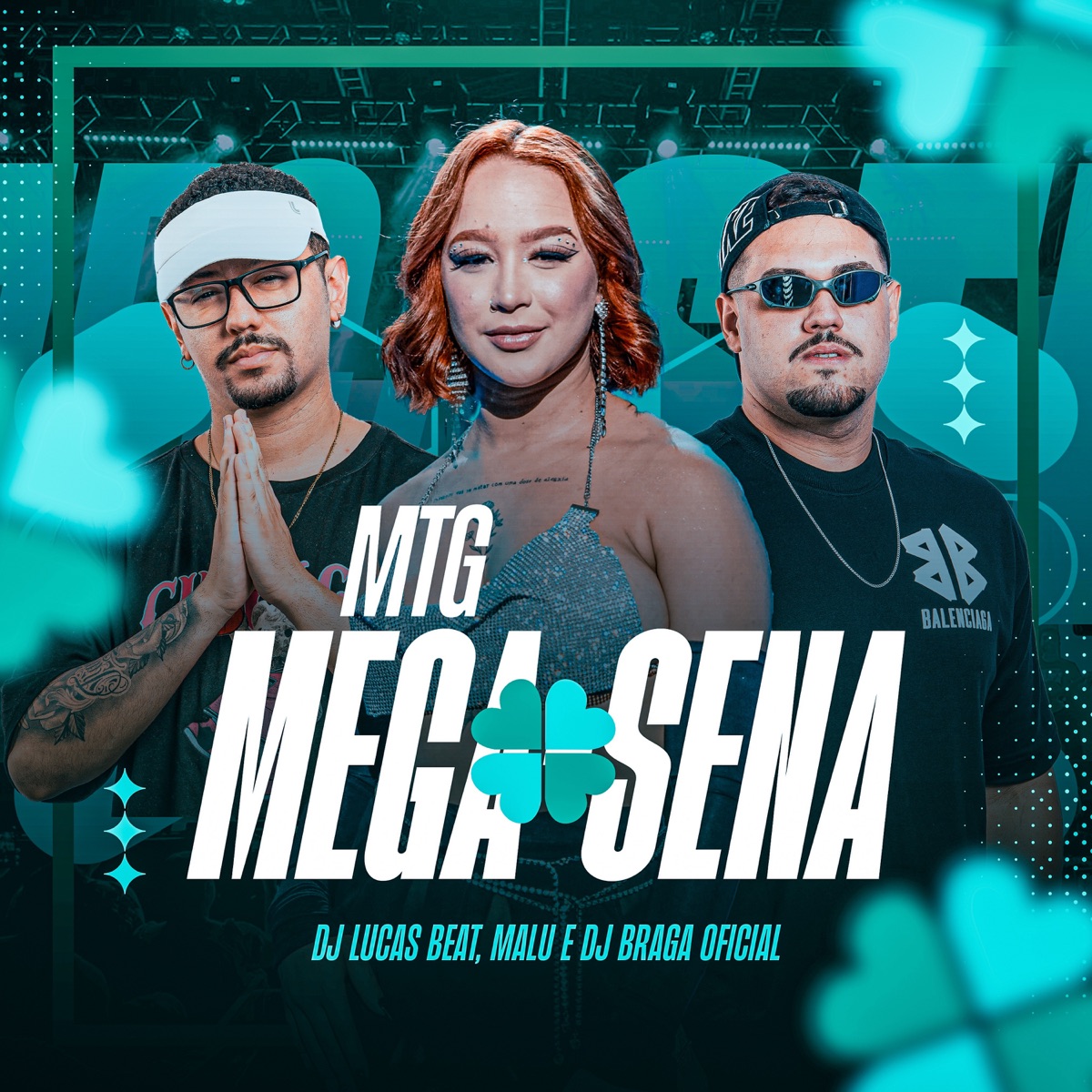 MTG MEGA SENA - Single by DJ Lucas Beat, Malu & DJ Braga Oficial album cover