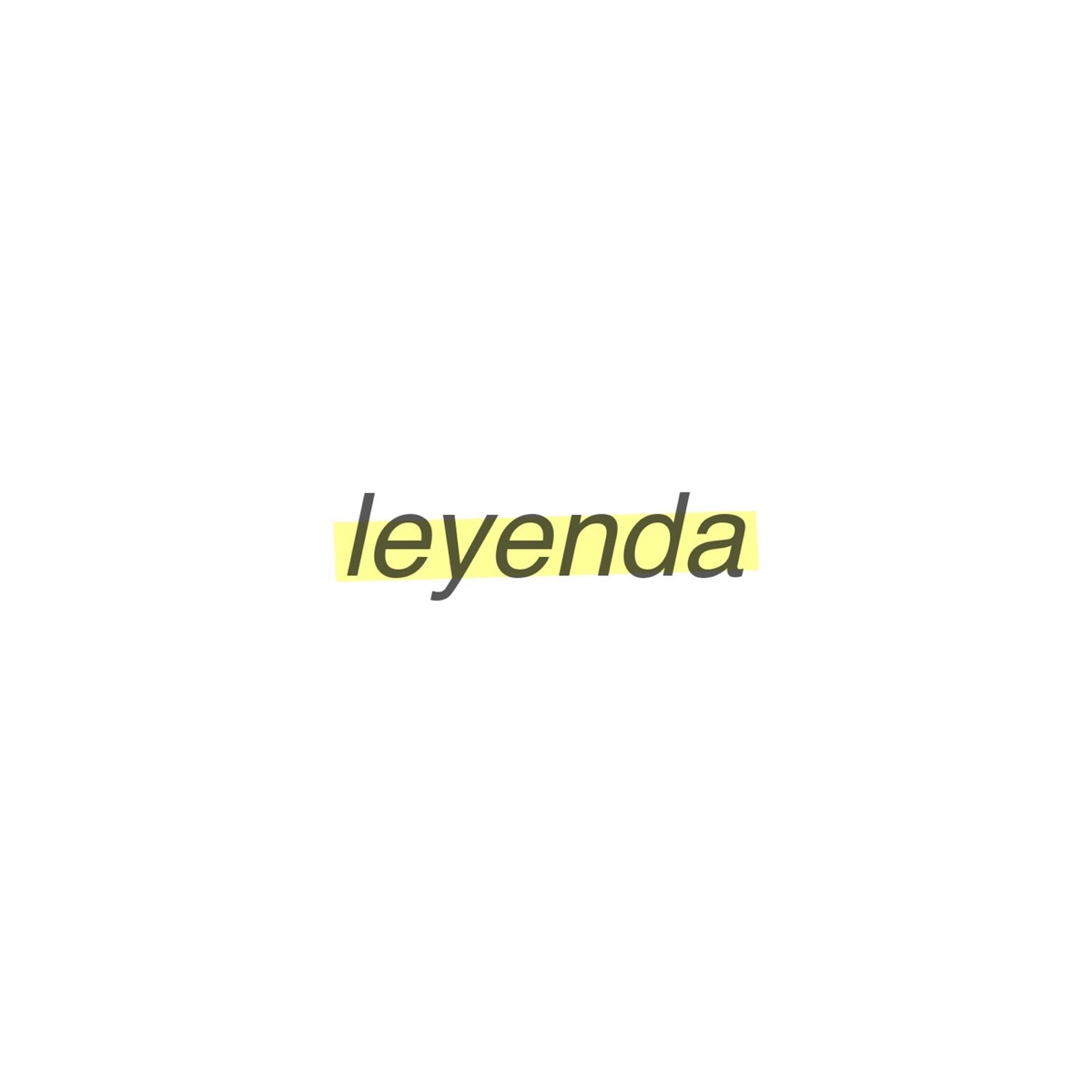 leyenda - Single by josestilez album cover
