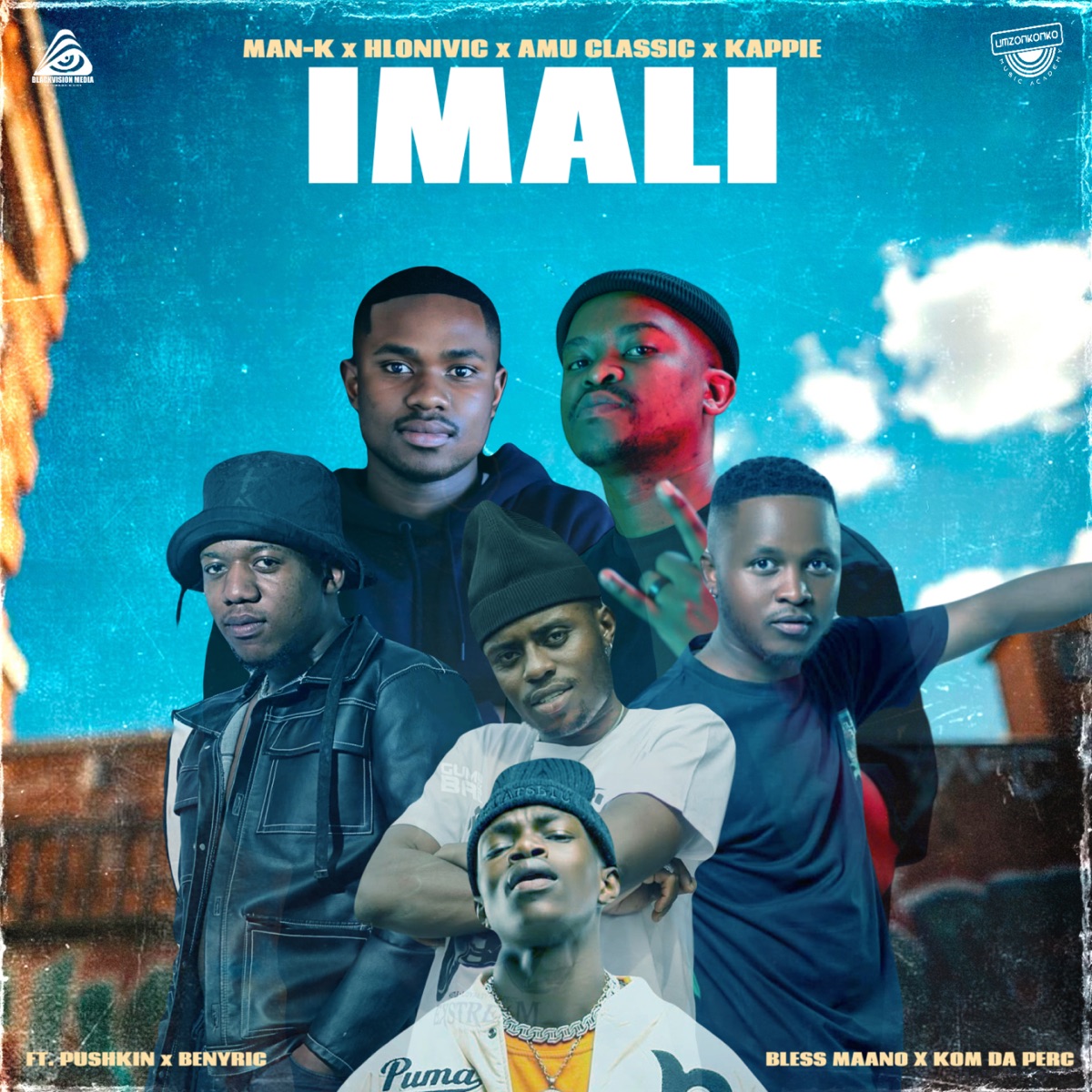 iMali (feat. Pushkin x BenyRic x Bless Maano x Kom De Perc) - Single by Man-K, Hlonivic, Amu Classic & Kappie album cover