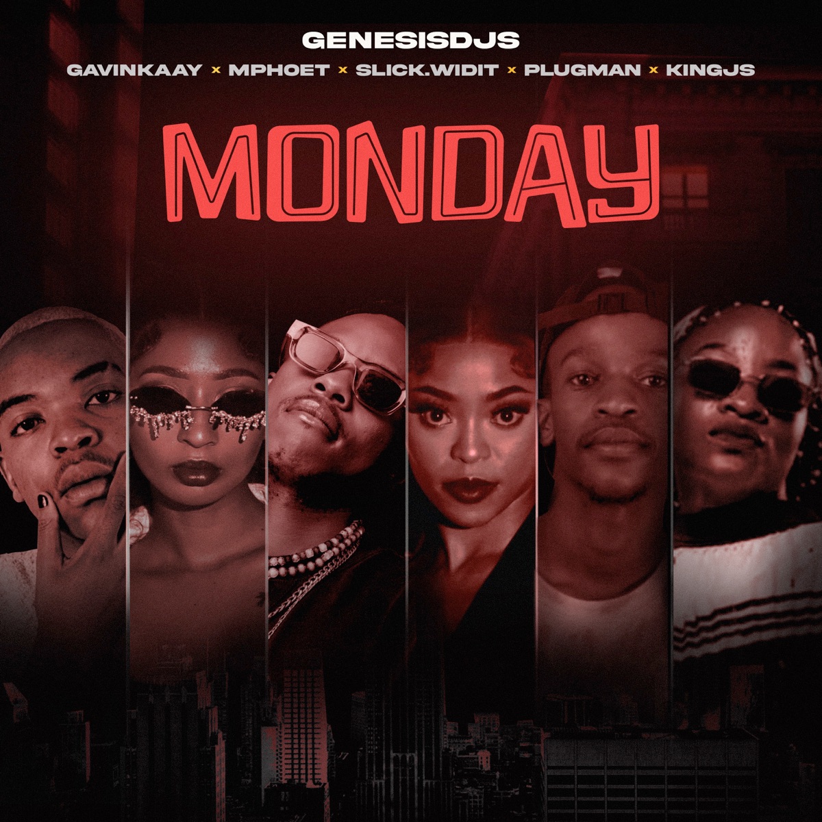 Monday (feat. King JS, Mphoet & GavinKaay) - Single by Genesis DJs, Plug_man & Slick Widit album cover