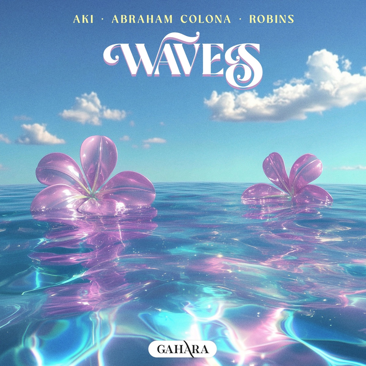 Waves - Single by AKI, Abraham Colona & ROBINS album cover