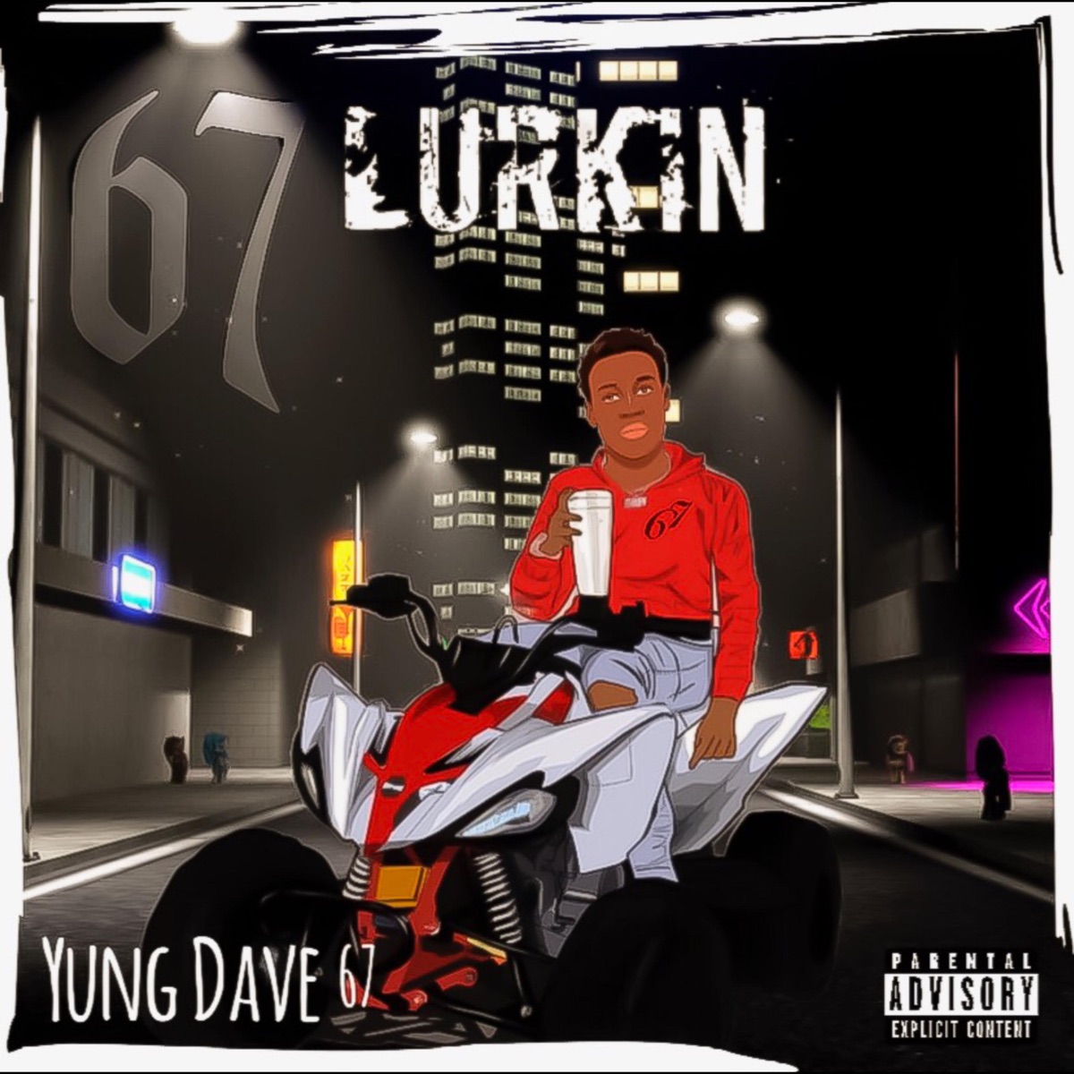 Lurkin - Single by YungDave67 album cover