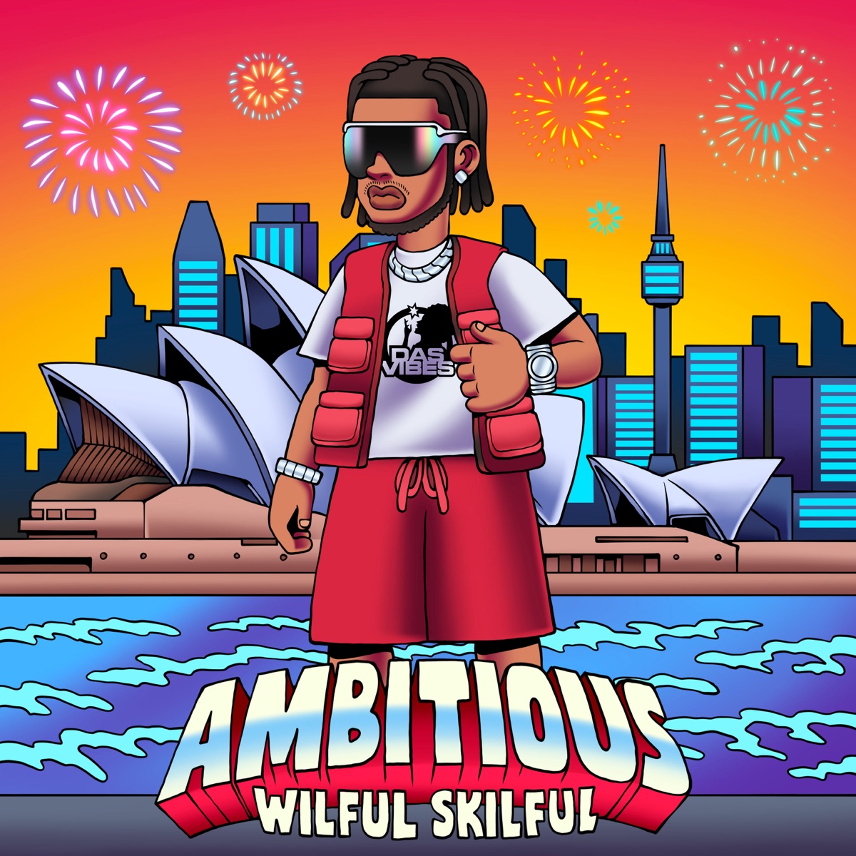 Ambitious - Single by Dasvibes & Wilful Skilful album cover