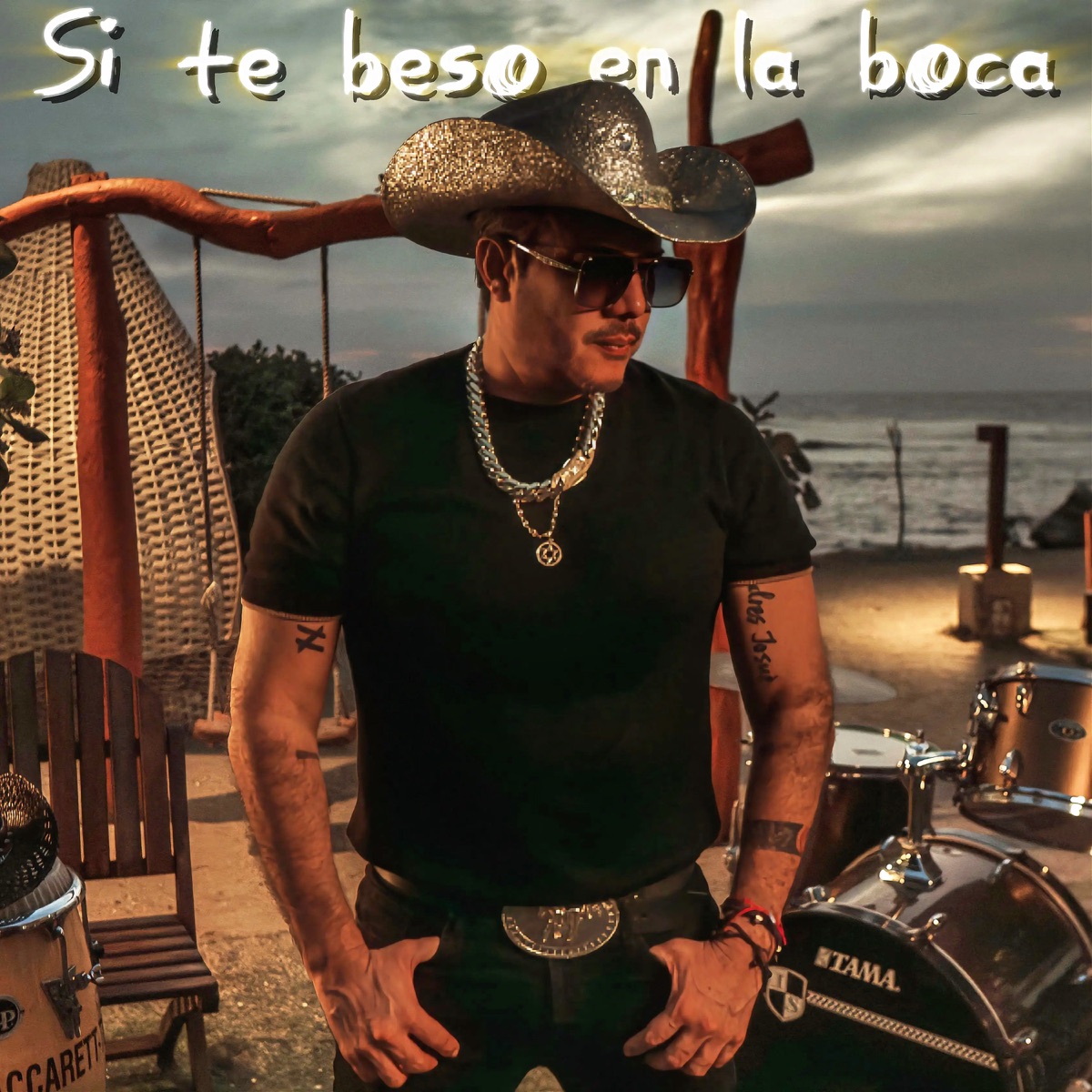 Si te Beso en la Boca - Single by Andres Oyola album cover