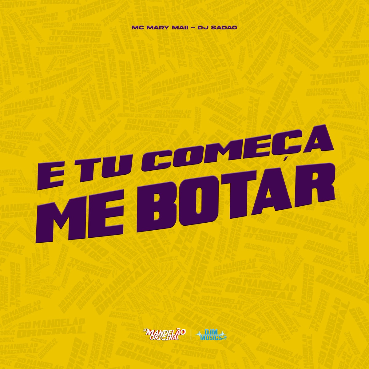 E Tu Começa a Me Botar - Single by Mc Mary Maii & DJ Sadão album cover