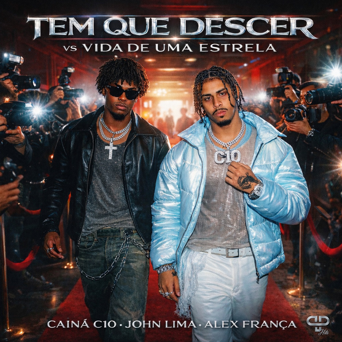 Tem Que Descer VS Vida de Uma Estrela - Single by Cainã C10, John Lima & Alex França album cover