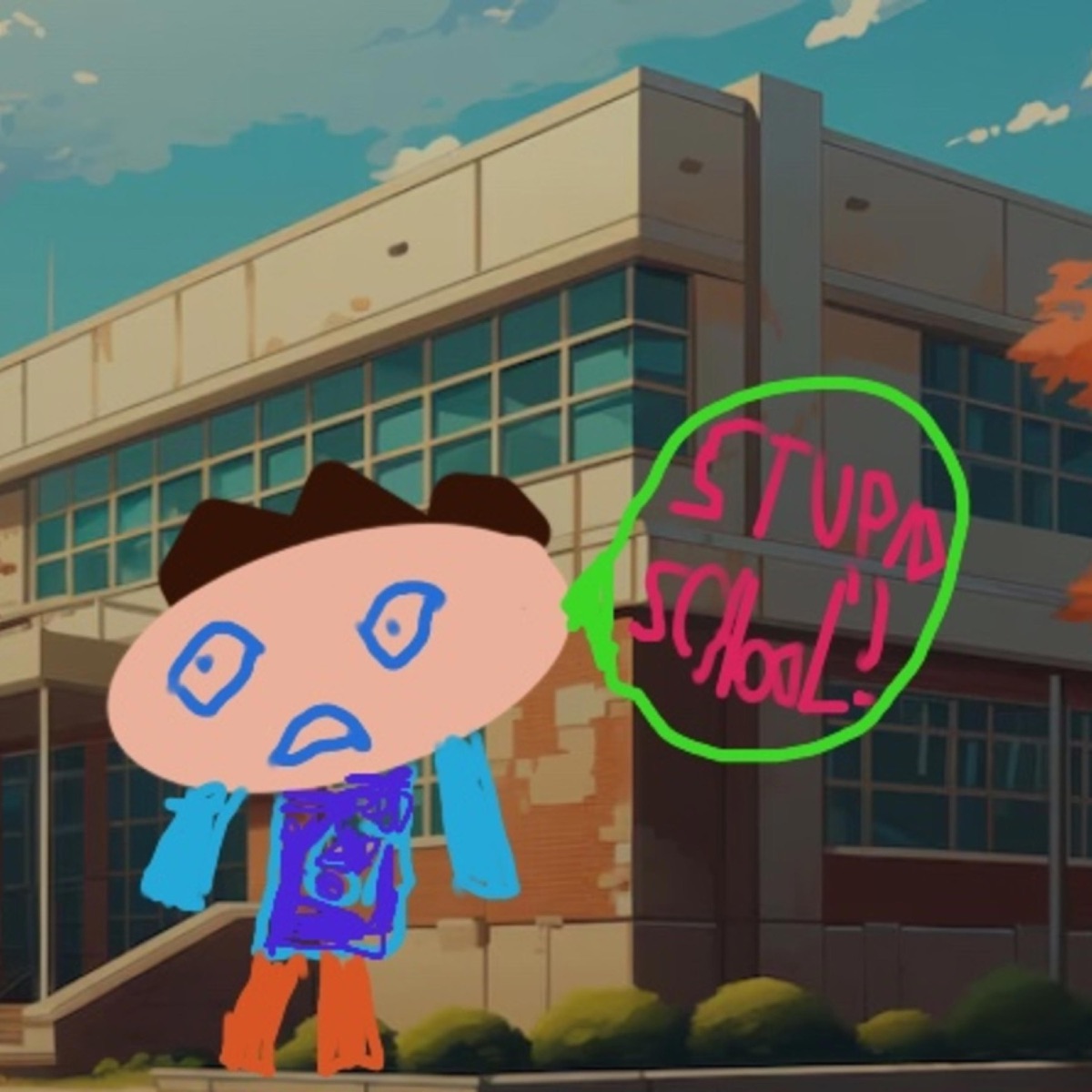 Back to School! (feat. Rory, Kep, Jack, Zaheer, Elias, Caleb, Xander & Arthur) - Single by Burgerch album cover