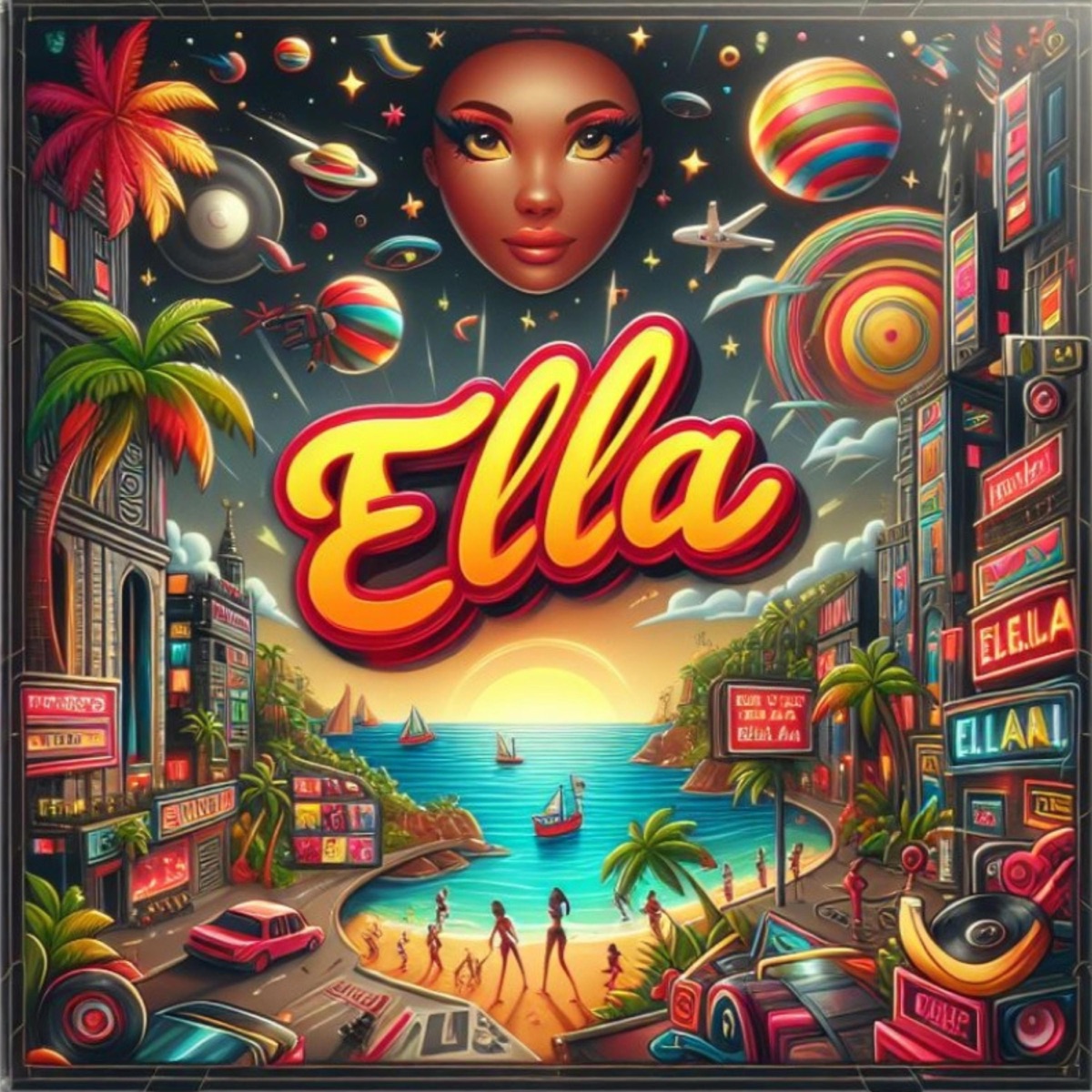 Ella (feat. Mumo Mc) - Single by krone del valle album cover