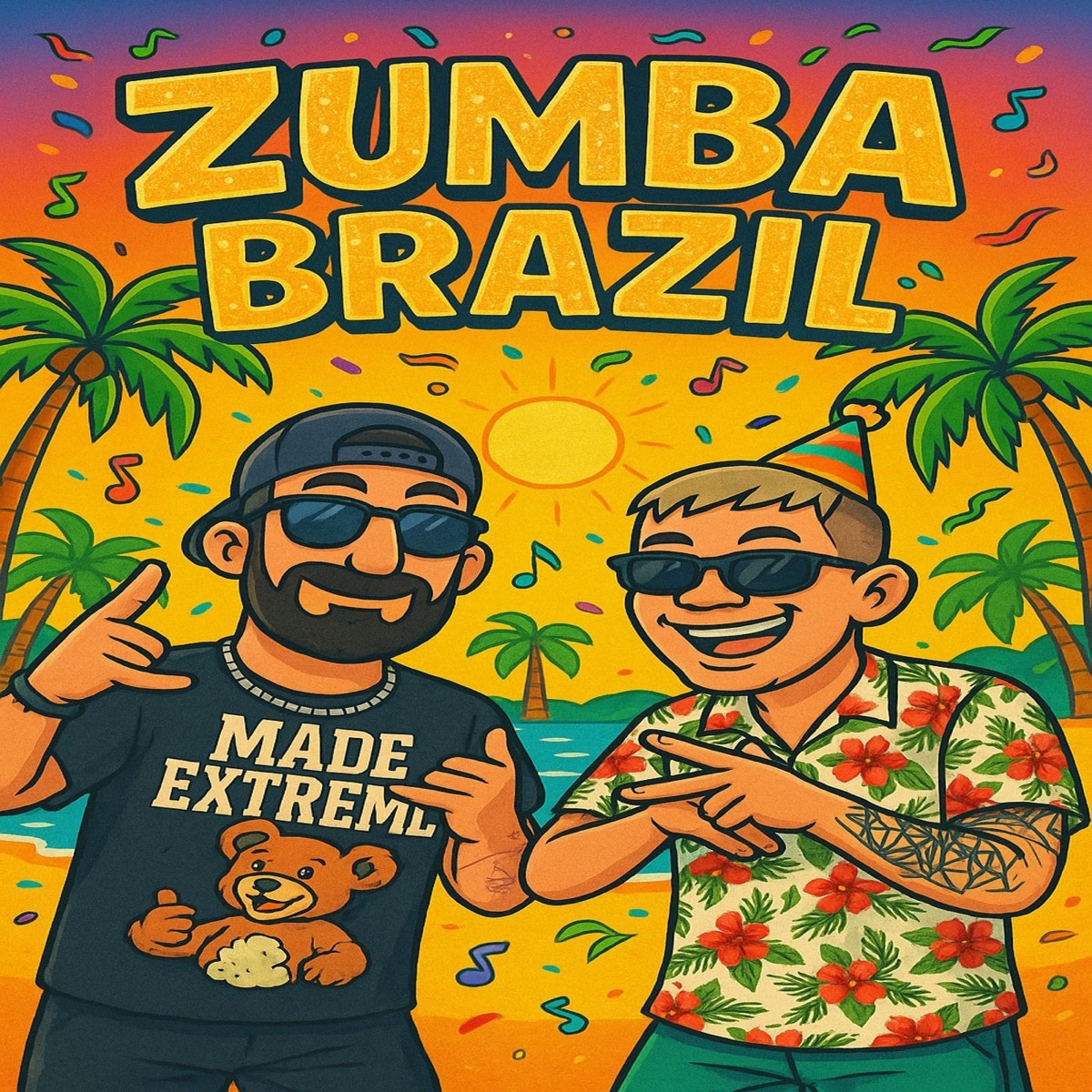 Zumba Brazil (Live) - Single by Kaysar & DJ Cassula album cover