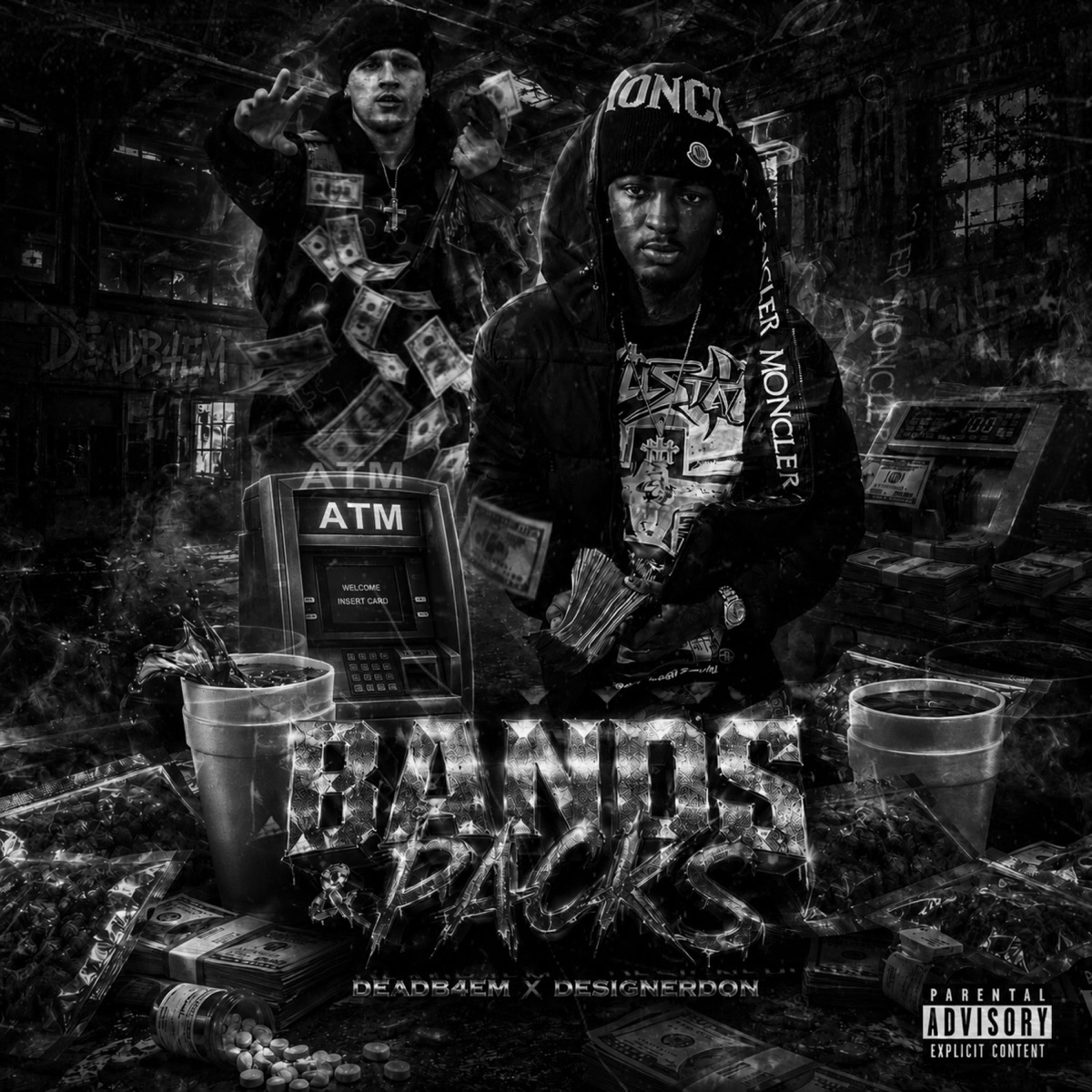 Bandz N Packz (feat. DesignerDon) - Single by DEADB4EM album cover