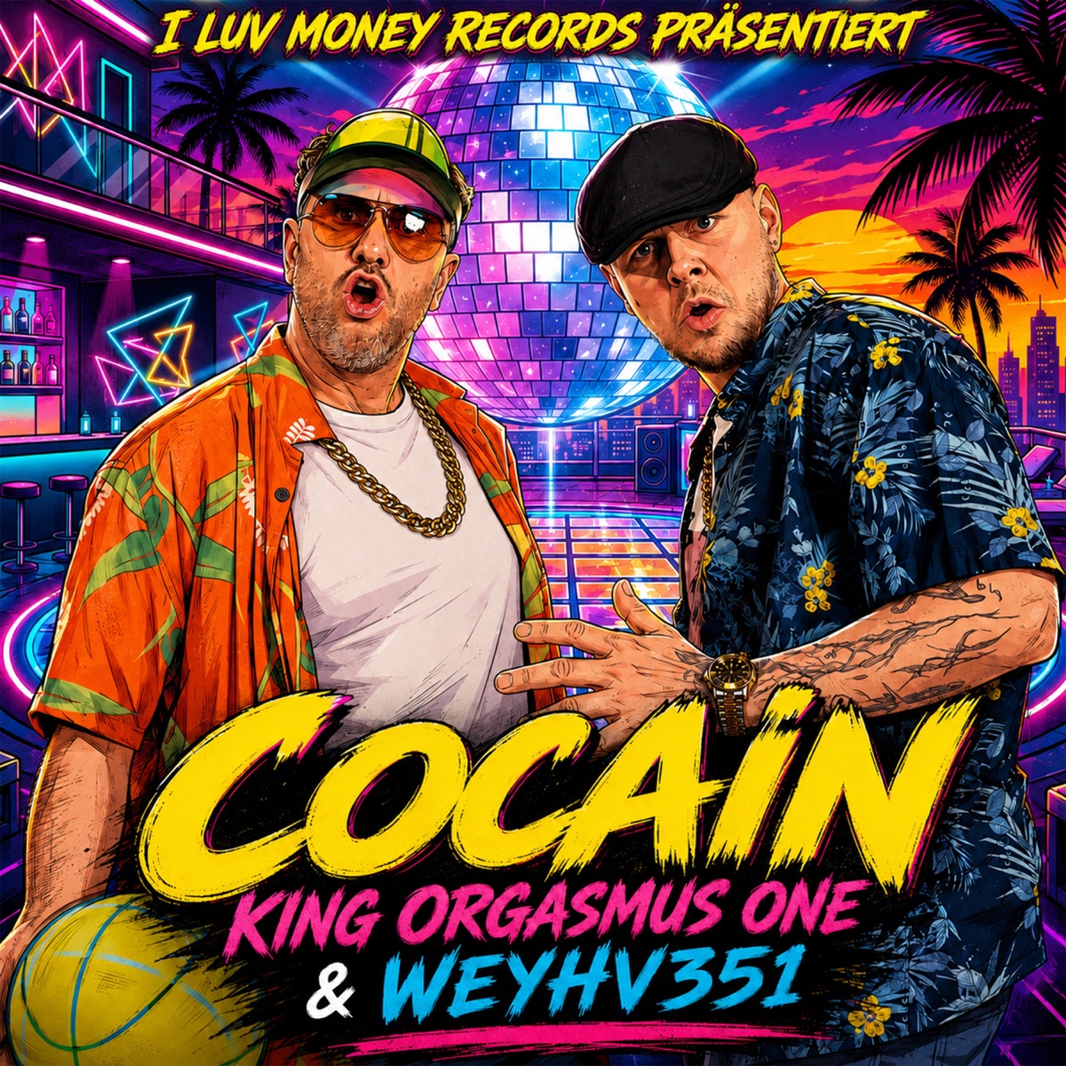 Cocain - Single by King Orgasmus One & Weyhv351 album cover