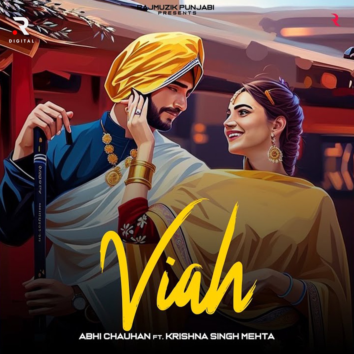 Viah (feat. Krishna Singh Mehta) - Single by Abhi Chauhan album cover