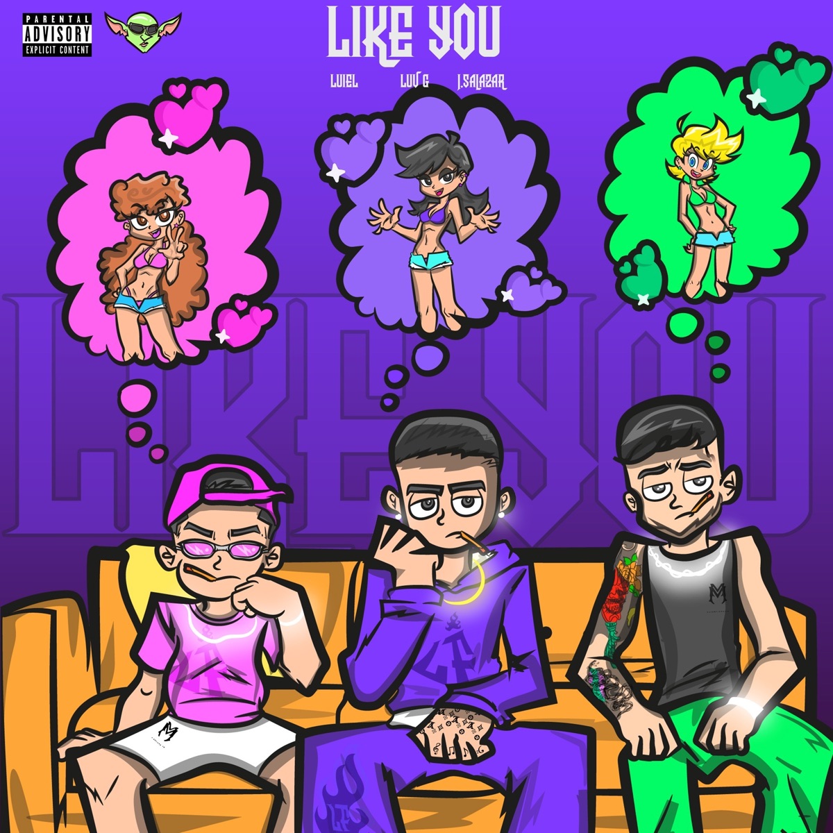 LIKE YOU (feat. Majestic Mafia) - Single by LUIEL, J Salazar. & Luv G. album cover