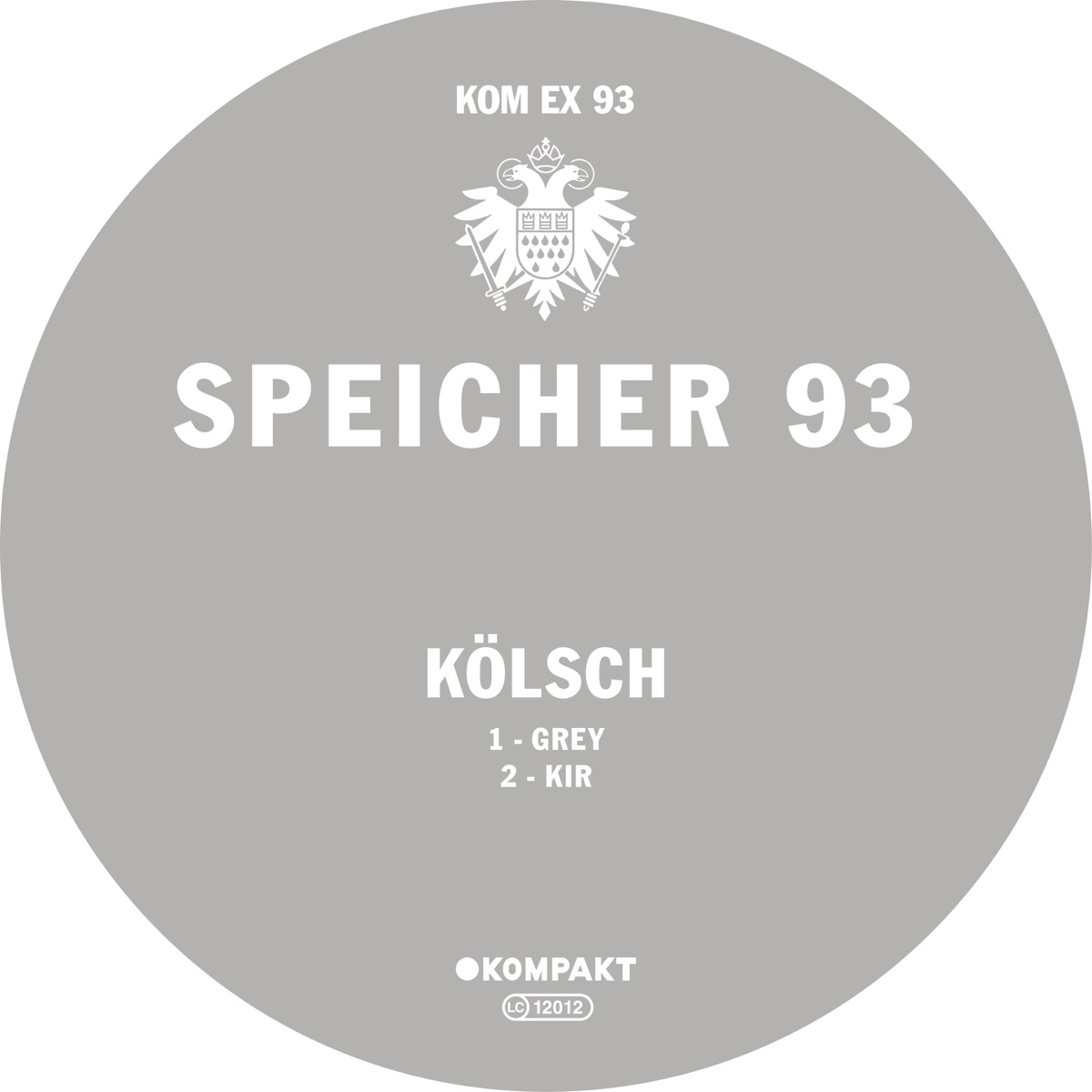 Speicher 93 - Single by Kölsch album cover