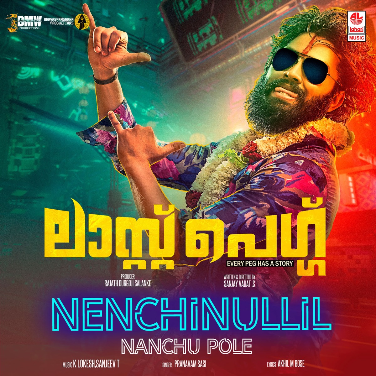 Nenchinullil Nanchu Pole (From "Last Peg") - Single by Pranavam Sasi, K Lokesh, Sanjeev T & Akhil M Bose album cover
