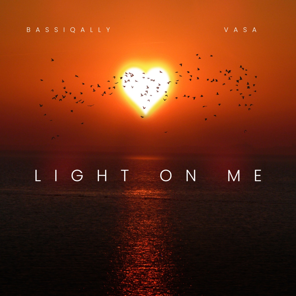 light on me - Single by Bassiqally & VASA album cover