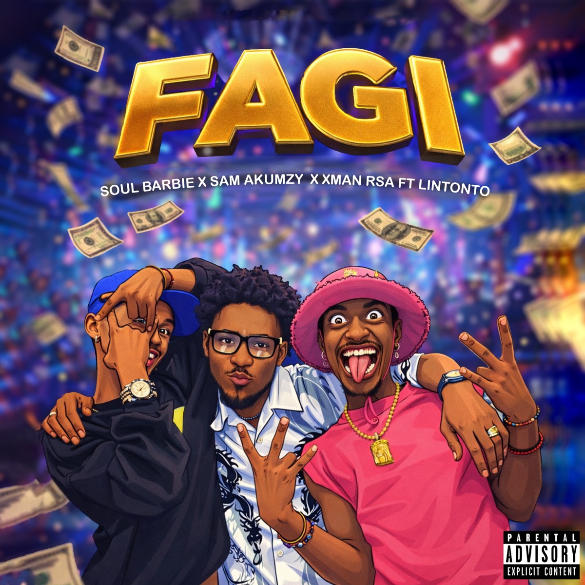 Fagi (feat. Lintonto) - Single by Soul Barbie, Sam Akumzy & Xman Rsa album cover