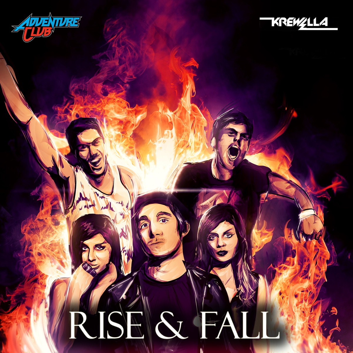 Rise & Fall (feat. Krewella) - Single by Adventure Club album cover